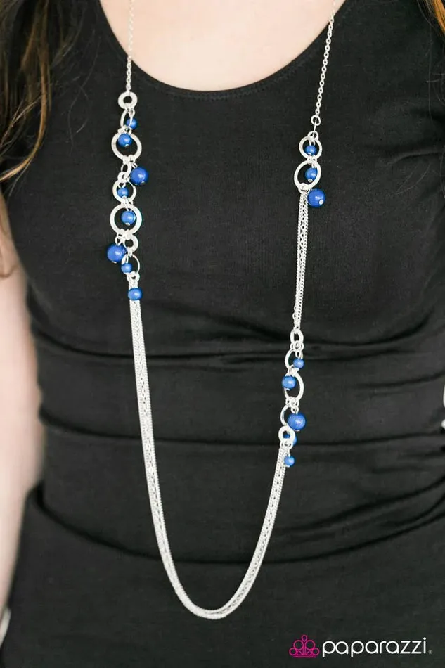 Paparazzi Necklace Its Summer Somewhere Blue Paparazzi Jewelry Necklaces