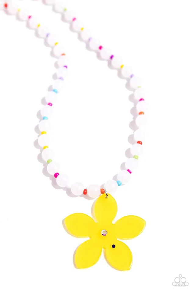 Paparazzi Necklace Nostalgic Novelty Yellow Paparazzi Jewelry Necklaces Paparazzi Necklace Nostalgic Novelty Yellow Paparazzi Jewelry Necklaces