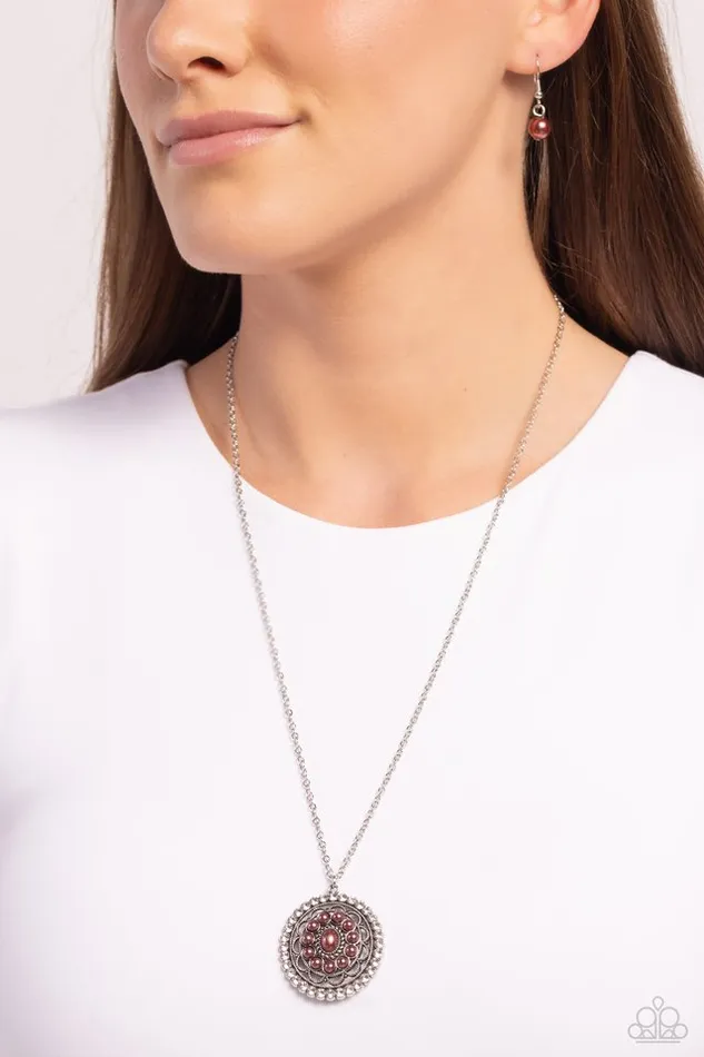 Paparazzi Necklace Perennial Pinnacle Brown Paparazzi Jewelry Necklaces