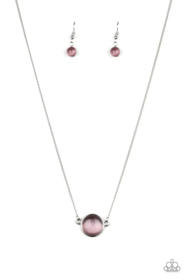 Paparazzi Necklace RoseColored Glasses Purple Paparazzi Jewelry Necklaces