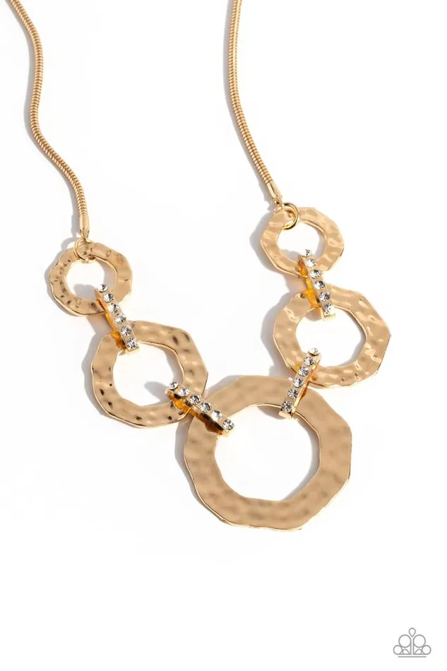 Paparazzi Necklace Rounded Redux Gold Paparazzi Jewelry Necklaces Paparazzi Necklace Rounded Redux Gold Paparazzi Jewelry Necklaces