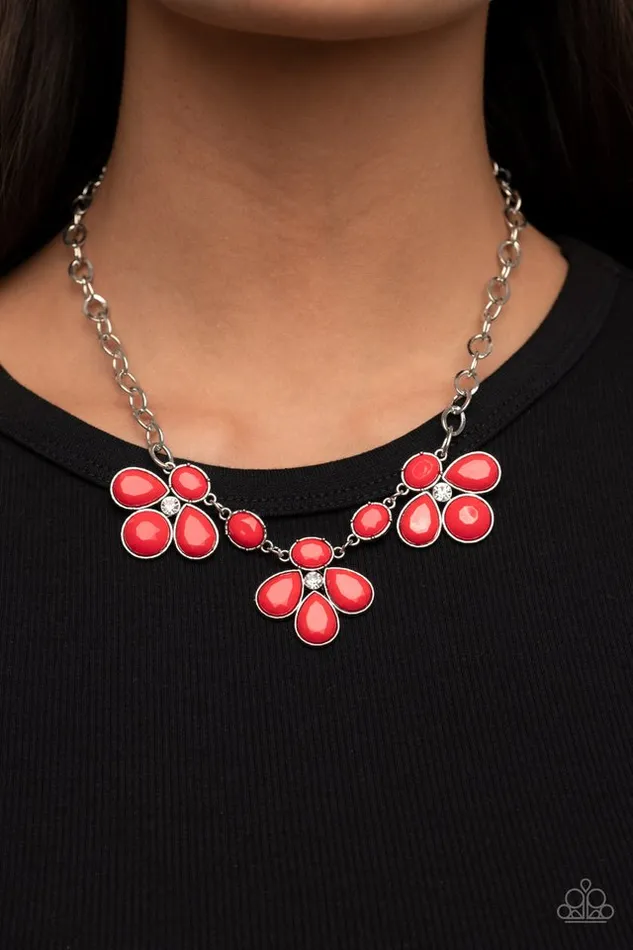 Paparazzi Necklace SELFIEWorth Red Paparazzi Jewelry Necklaces