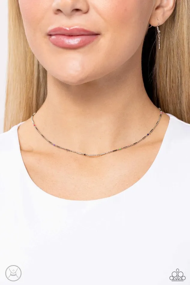 Paparazzi Necklace Serenity Strand Multi Paparazzi Jewelry Necklaces