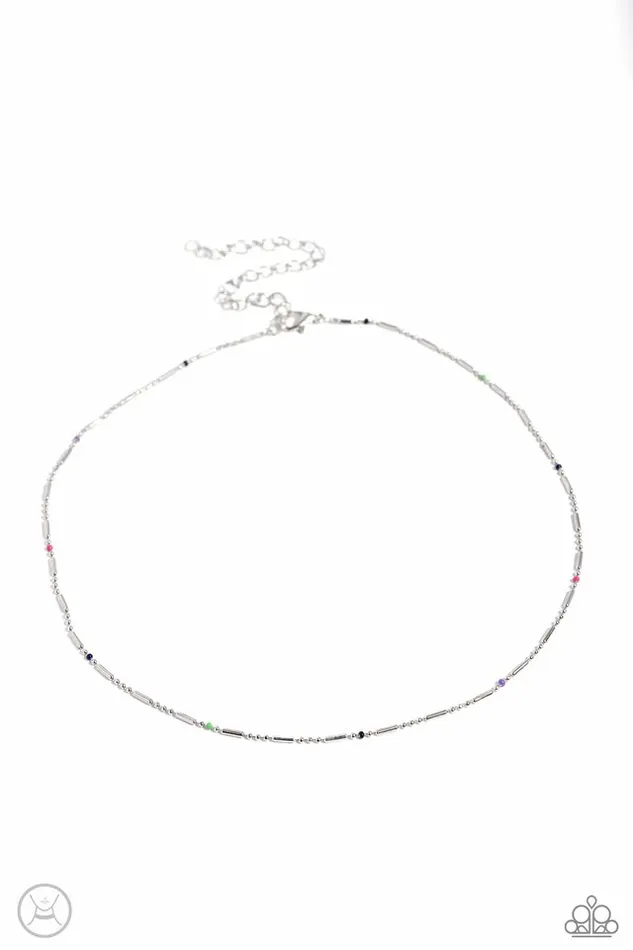Paparazzi Necklace Serenity Strand Multi Paparazzi Jewelry Necklaces