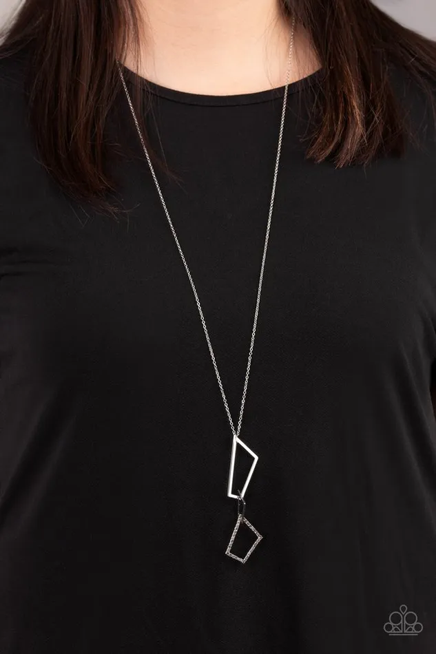 Paparazzi Necklace Shapely Silhouettes Silver Paparazzi Jewelry Necklaces