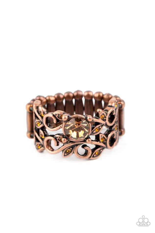 Paparazzi Ring Ebb and GLOW Copper Paparazzi Jewelry Rings Paparazzi Ring Ebb and GLOW Copper Paparazzi Jewelry Rings