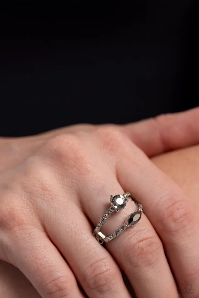 Paparazzi Ring Embraceable Elegance Silver Paparazzi Jewelry Rings