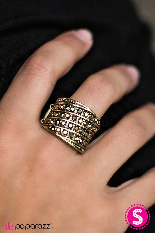 Paparazzi Ring Highway Robbery Brass Paparazzi Jewelry Rings