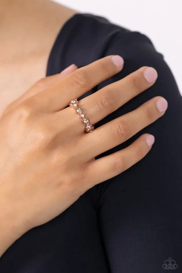 Paparazzi Ring Modestly Modern Copper Paparazzi Jewelry Rings