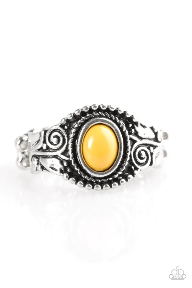 Paparazzi Ring The Jungle LOOK Yellow Paparazzi Jewelry Rings