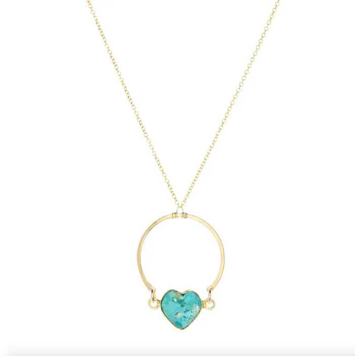 Radiant Love Necklace in Turquoise Laura J Designs Necklaces