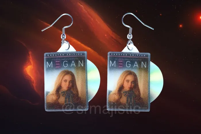 READY TO SHIP M3ganMegan 2022 DVD 2D detailed Handmade Earrings Sam Makes Things Earrings READY TO SHIP M3ganMegan 2022 DVD 2D detailed Handmade Earrings Sam Makes Things Earrings