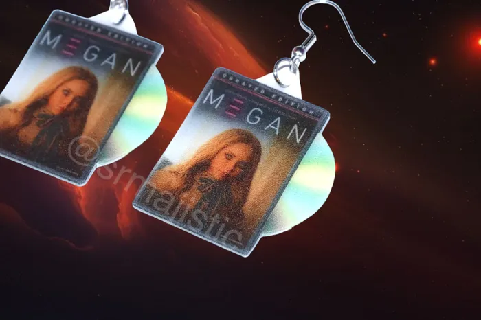 READY TO SHIP M3ganMegan 2022 DVD 2D detailed Handmade Earrings Sam Makes Things Earrings READY TO SHIP M3ganMegan 2022 DVD 2D detailed Handmade Earrings Sam Makes Things Earrings