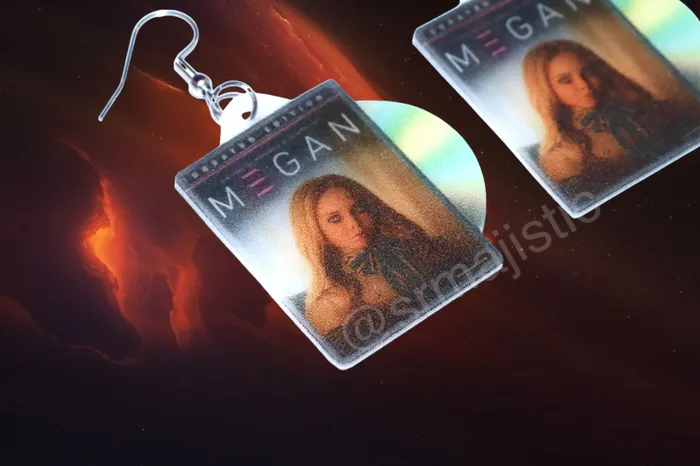 READY TO SHIP M3ganMegan 2022 DVD 2D detailed Handmade Earrings Sam Makes Things Earrings READY TO SHIP M3ganMegan 2022 DVD 2D detailed Handmade Earrings Sam Makes Things Earrings