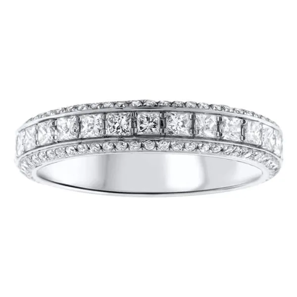 Rings 18kt White Gold Diamond Eternity Band 140ct KR073321 Diamond Source NYC Rings 18kt White Gold Diamond Eternity Band 140ct KR073321 Diamond Source NYC