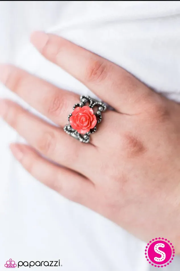 Rings Paparazzi Jewelry Paparazzi Ring Fleur De Fashion Orange