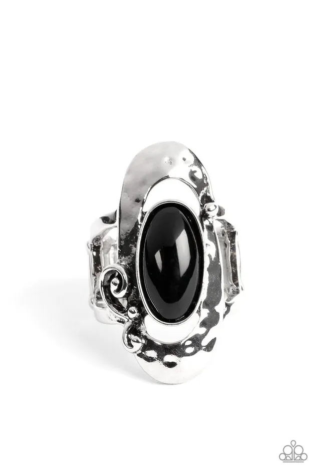 Rings Paparazzi Jewelry Paparazzi Ring Garden Oasis Black