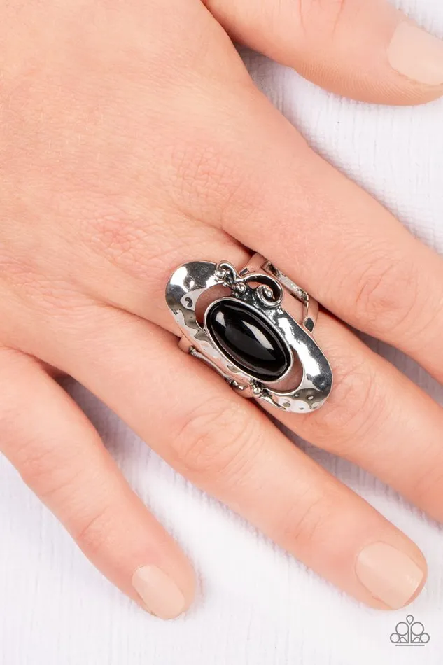 Rings Paparazzi Jewelry Paparazzi Ring Garden Oasis Black Rings Paparazzi Jewelry Paparazzi Ring Garden Oasis Black