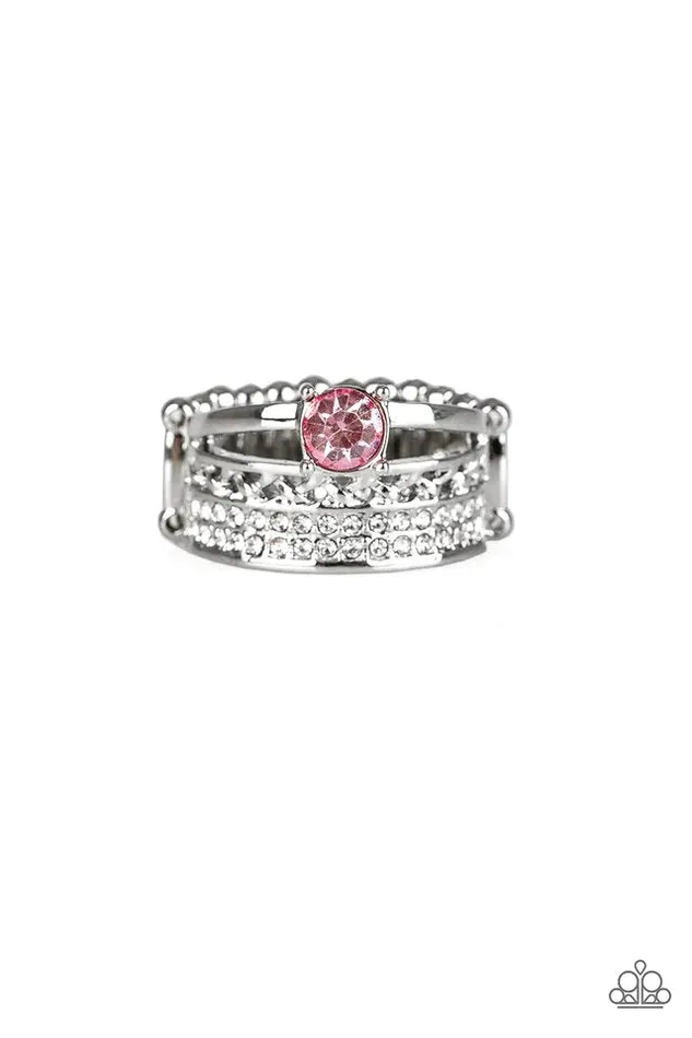 Rings Paparazzi Jewelry Paparazzi Ring The Overachiever Pink