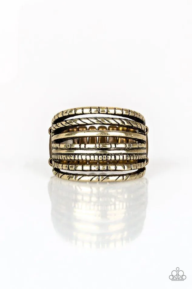 Rings Paparazzi Ring Basic Maverick Brass Paparazzi Jewelry