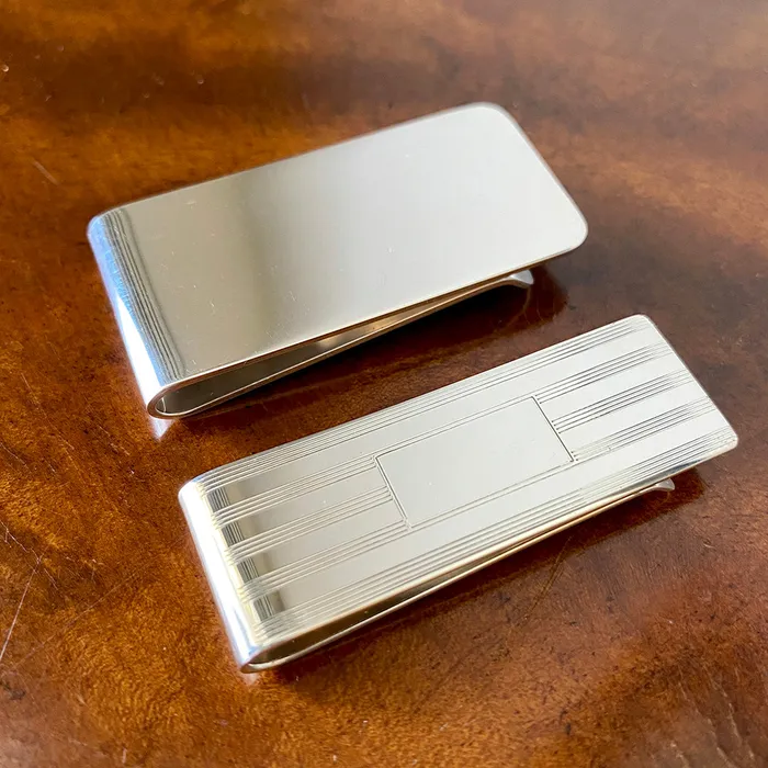 Rings Sterling Silver Plain Money Clip Croghans