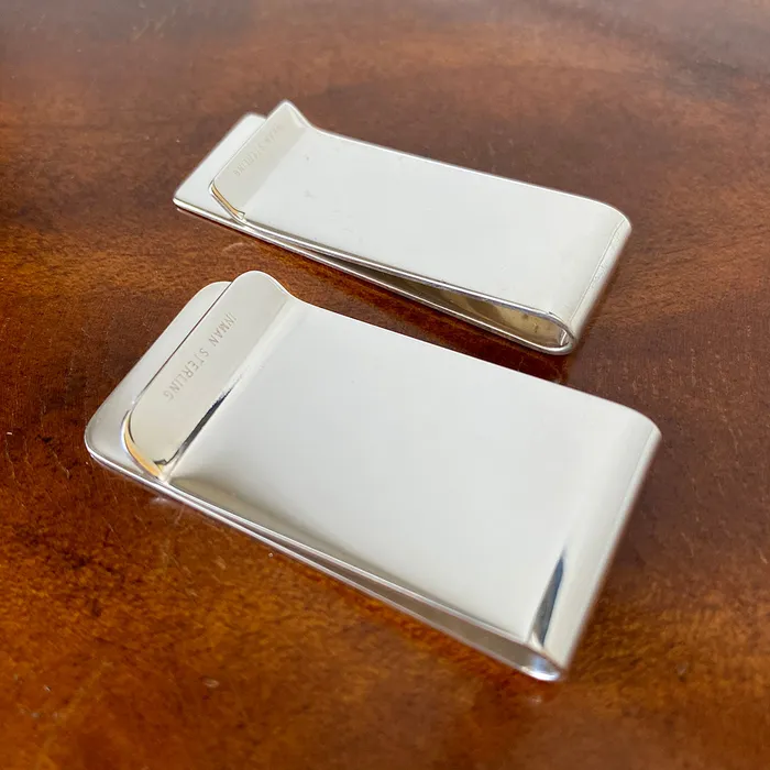 Rings Sterling Silver Plain Money Clip Croghans