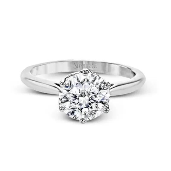 Simon G Rings Simon G Platinum Solitaire Diamond Ring