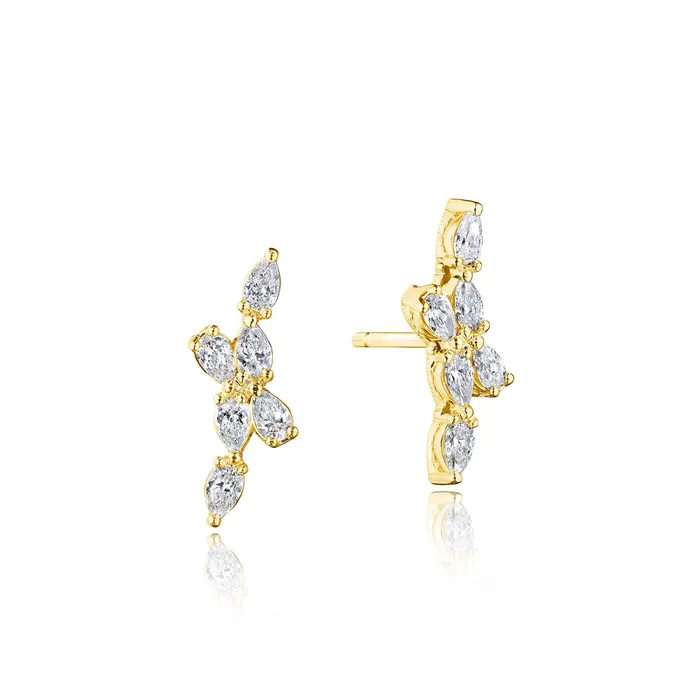 Tacori Earrings Tacori 18K Yellow Gold Diamond Earrings