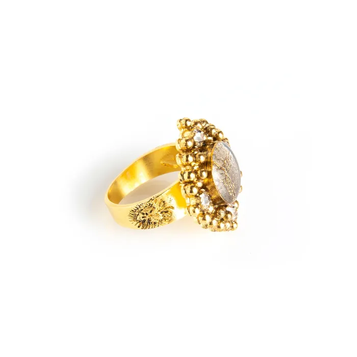 Virgins Saints Angels Rings Petite Cloister Zia Ring