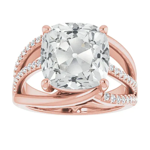 11 Carat Huge Designer Cushion Lab Grown Diamond Ring HarryChadEntcom Rings 11 Carat Huge Designer Cushion Lab Grown Diamond Ring HarryChadEntcom Rings