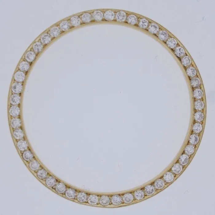 350 Carats Round Custom Mined Diamond Bezel To Fit Rolex Date 34 Mm All Watch Models GB Watches