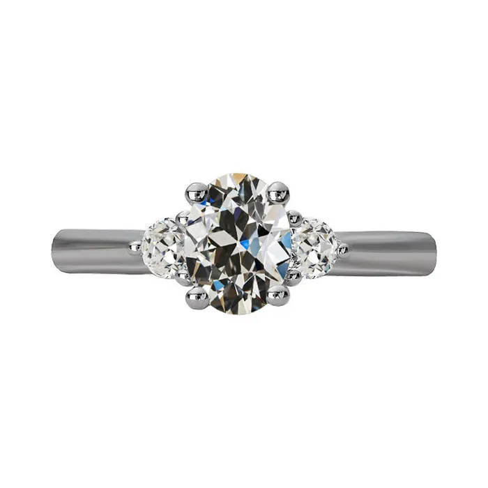 3 Stone Ring Oval Old Miner Round Natural Earth Mined Diamonds 14K Gold 4 Carats HarryChadEntcom Rings 3 Stone Ring Oval Old Miner Round Natural Earth Mined Diamonds 14K Gold 4 Carats HarryChadEntcom Rings