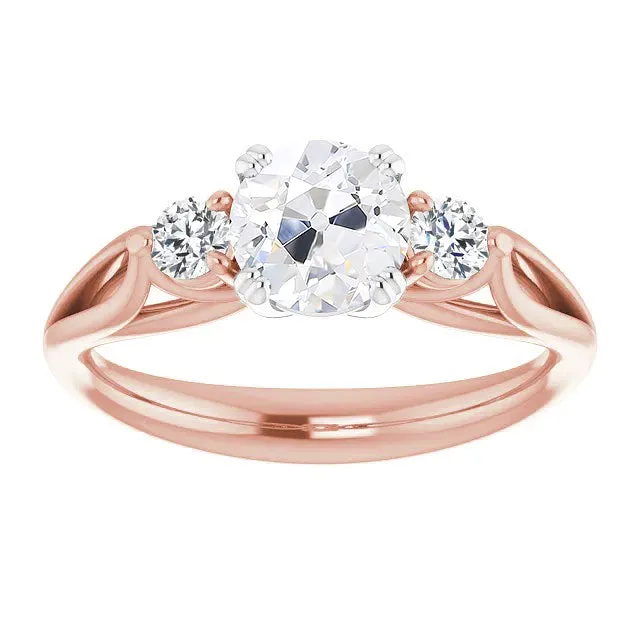3 Stone Ring Round Old Mine Cut Natural Earth Mined Diamond Double Prong Set 350 Carats HarryChadEntcom Rings 3 Stone Ring Round Old Mine Cut Natural Earth Mined Diamond Double Prong Set 350 Carats HarryChadEntcom Rings
