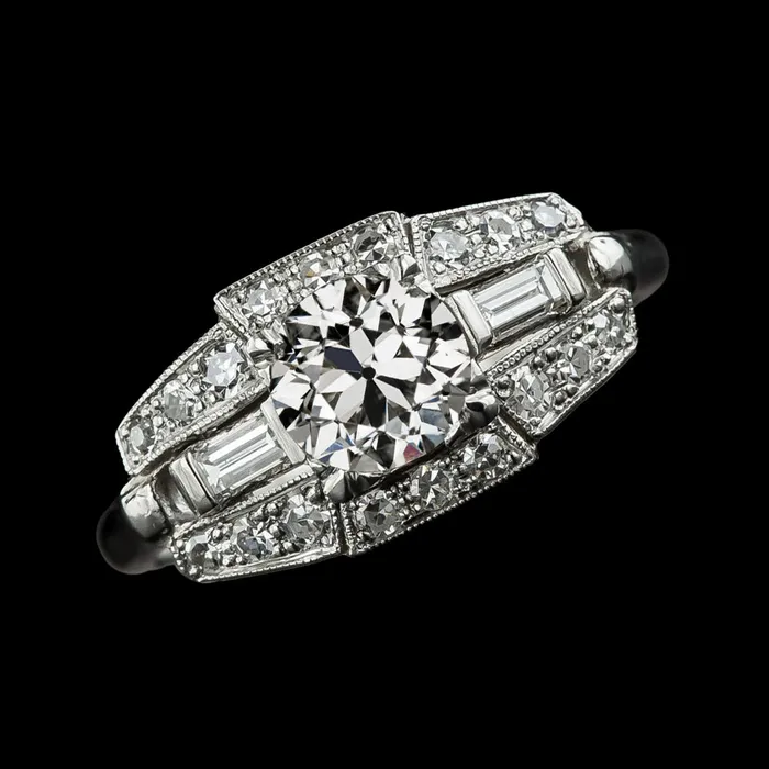 3 Stone Style Round Old Mine Cut Baguette Natural Earth Mined Diamond Ring 350 Carats HarryChadEntcom Rings 3 Stone Style Round Old Mine Cut Baguette Natural Earth Mined Diamond Ring 350 Carats HarryChadEntcom Rings