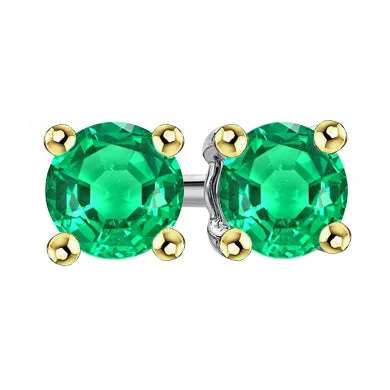 Colombian Green Emerald Stud Earrings For Womens HarryChadEntcom Earrings Colombian Green Emerald Stud Earrings For Womens HarryChadEntcom Earrings