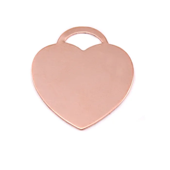 Copper Tiffany Style Heart 24mm 95 x 22mm 87 24g AB Necklaces