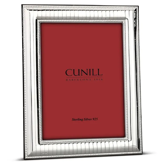 Cunill Cunill 925 Sterling Beaded Pinstripe Picture Frame Necklaces