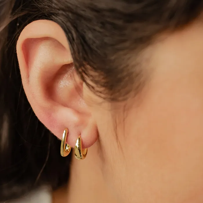 Earrings Dome Hoop Earring Sets Hey Happiness