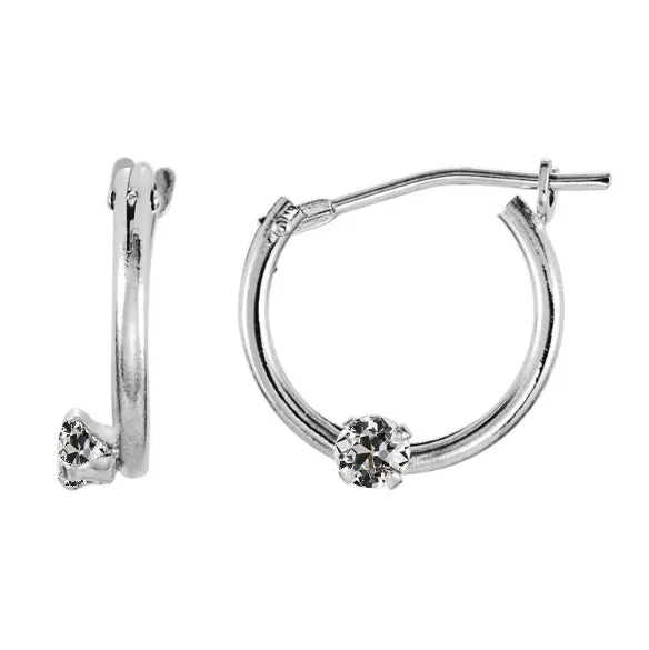 Earrings HarryChadEntcom 1 Carat Round Mined Diamond Old European Hoop Earrings Womens Jewelry Gold Earrings HarryChadEntcom 1 Carat Round Mined Diamond Old European Hoop Earrings Womens Jewelry Gold