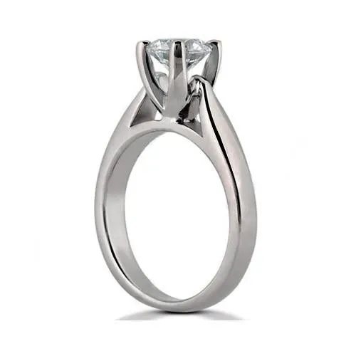 GB 1 Carat Natural Earth Mined Diamond Engagement Ring White Gold 14K New Rings GB 1 Carat Natural Earth Mined Diamond Engagement Ring White Gold 14K New Rings
