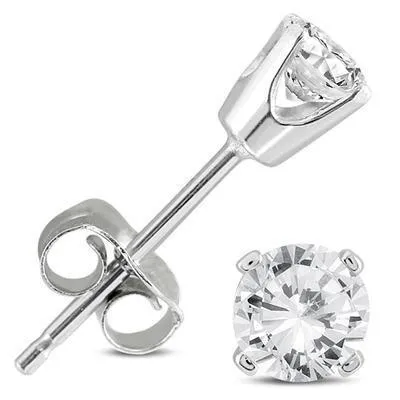 GB Earrings 380 Carats Natural Earth Mined Diamonds Studs Earrings White Gold GB Earrings 380 Carats Natural Earth Mined Diamonds Studs Earrings White Gold