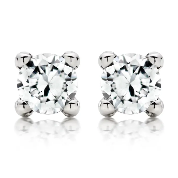 GB Natural Earth Mined Diamond Stud Earring 3 Carats Four Prong Set White Gold Jewelry Earrings GB Natural Earth Mined Diamond Stud Earring 3 Carats Four Prong Set White Gold Jewelry Earrings