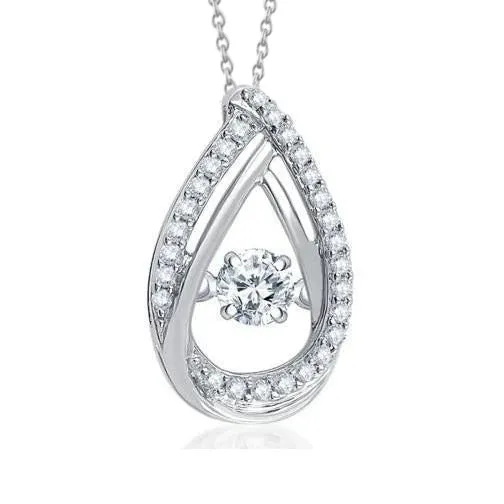 GB Necklaces Gorgeous Round Brilliant Cut Natural Earth Mined Diamond Pendant Necklace 118 Ct WG 14K GB Necklaces Gorgeous Round Brilliant Cut Natural Earth Mined Diamond Pendant Necklace 118 Ct WG 14K