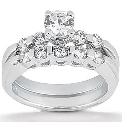 GB Rings 3 Carats Natural Earth Mined Diamond Engagement Ring Set White Gold 14K GB Rings 3 Carats Natural Earth Mined Diamond Engagement Ring Set White Gold 14K