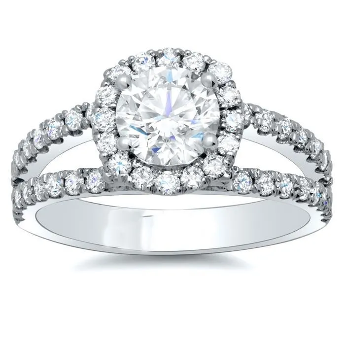 GB Rings 490 Ct Natural Earth Mined Diamond Engagement Ring White Gold 14K GB Rings 490 Ct Natural Earth Mined Diamond Engagement Ring White Gold 14K