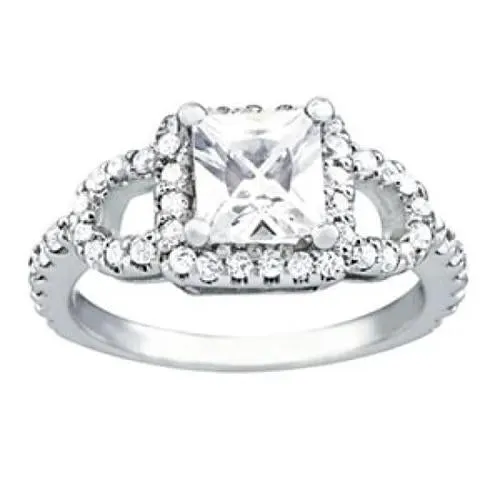 GB Rings Natural Earth Mined Diamond Engagement Fancy Halo Ring White Gold 150 Cts GB Rings Natural Earth Mined Diamond Engagement Fancy Halo Ring White Gold 150 Cts