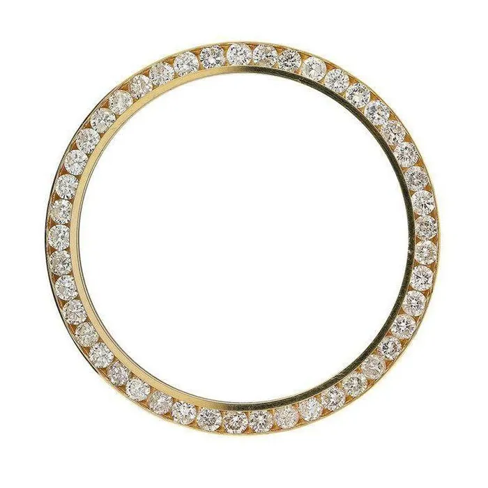 GB Watches YG 14K Custom Mined Diamond Bezel To Fit Rolex Gmt Master Mens Watch 5 Ct GB Watches YG 14K Custom Mined Diamond Bezel To Fit Rolex Gmt Master Mens Watch 5 Ct