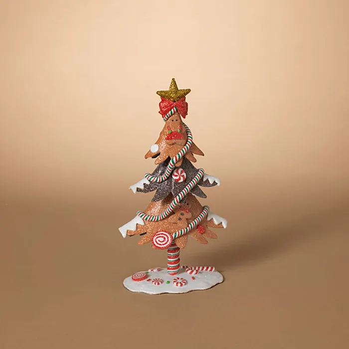Gerson Company Gerson Company Clay Dough Gingerbread Tree Necklaces