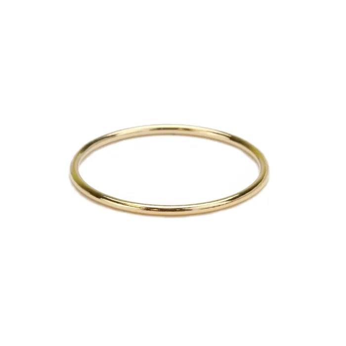 Gold Filled Stacking Ring SIZE 6 KS Rings
