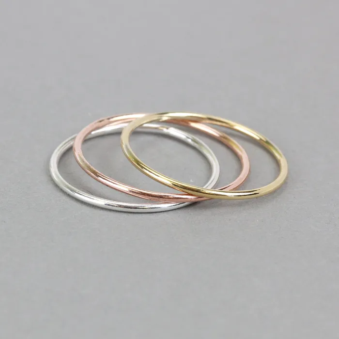 Gold Filled Stacking Ring SIZE 6 KS Rings